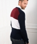 Le Pull Français Clovis cardigan - tricolore