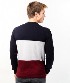 Le Pull Français Clovis - tricolore