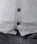 Le Pull Français Marius - gris chiné cardigan Homme