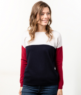 Le Pull Français Marianne - tricolore