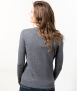 Le Pull Français Philomène - gris cardigan cachemire