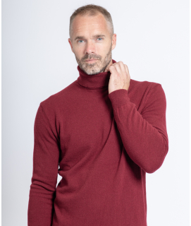 Le Pull Français Ugolin - bordeaux