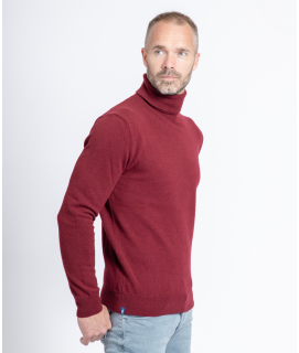 Le Pull Français Ugolin - bordeaux