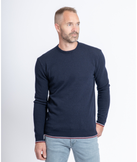 Le Pull Français Marcel - marine