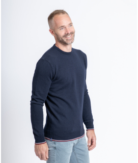 Le Pull Français Marcel - marine