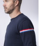 PULL LEON COTON BIO - MARINE