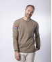 PULL LEON COTON BIO - TAUPE