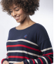 PULL MARINE COTON BIO - BLEU