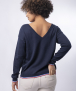 PULL MANON COTON BIO - MARINE