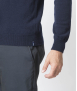 Pull Col V Homme Marine - César