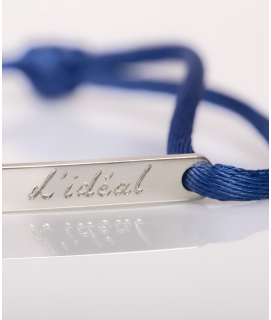 Bracelet pour Homme Ruban en Argent L'Idéal