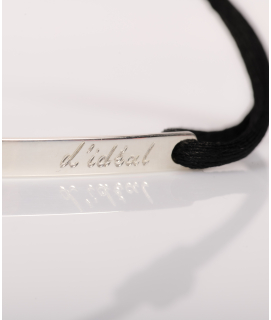 Bracelet Homme Ruban en Argent L'Idéal
