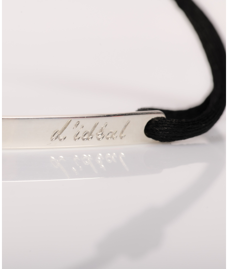 Bracelet Homme Ruban en Argent L'Idéal