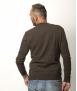 Pull Col Rond Homme Marron Mérinos-Cachemire - Marcel