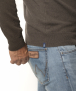 Pull Col Rond Homme Marron Mérinos-Cachemire - Marcel