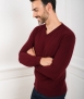 Le Pull Français César - bordeaux Pull cachemire