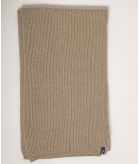 Echarpe Mixte Andréa Beige Mérinos et cachemire Echarpe Mixte Andréa Beige Mérinos et cachemire