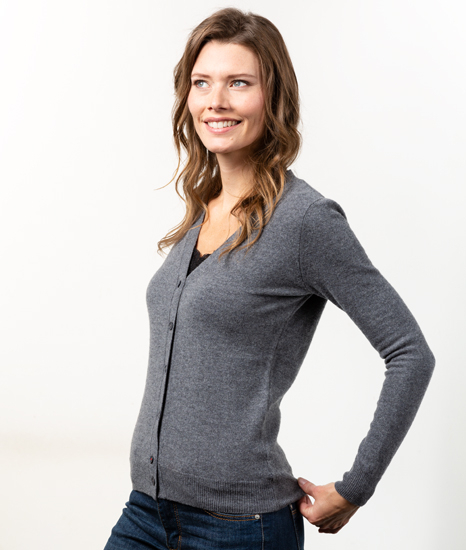 Le Pull Français Philomène - gris cardigan femme