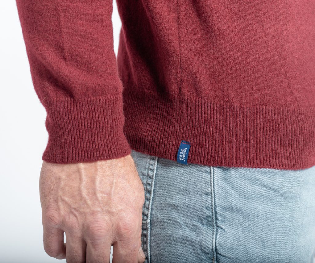 Le Pull Français Ugolin - bordeaux