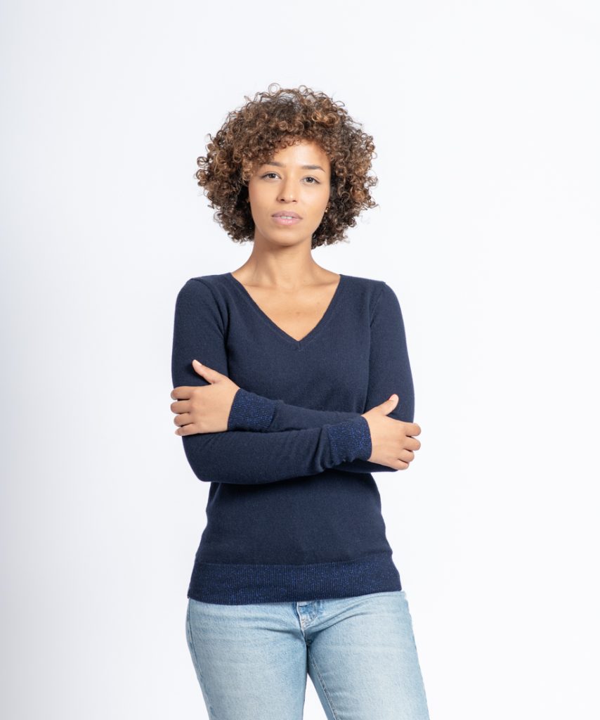 Le Pull Français Fanny - marine