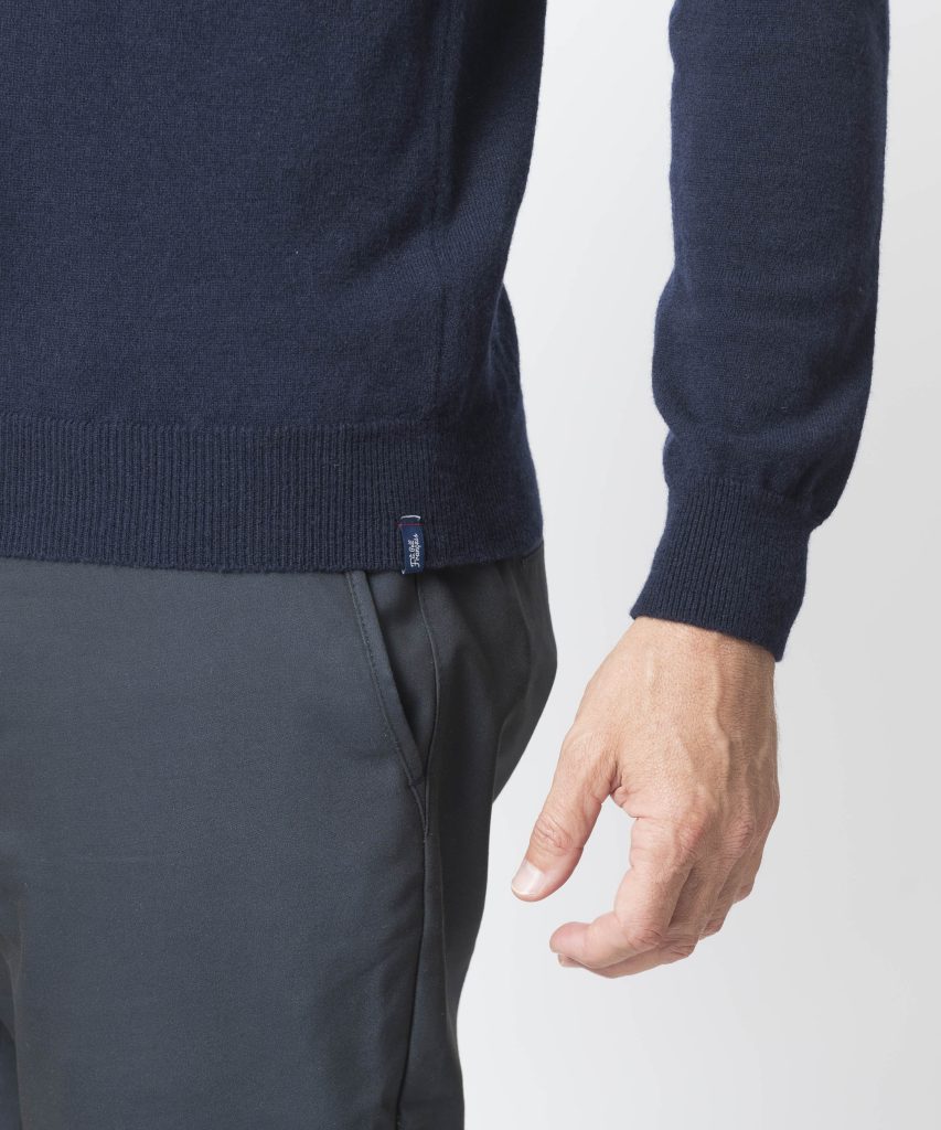 Pull Col V Homme Marine - César