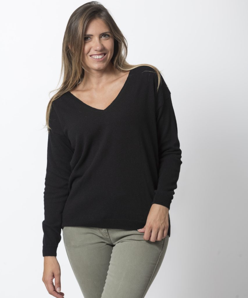 Le Pull Français Manon - noir