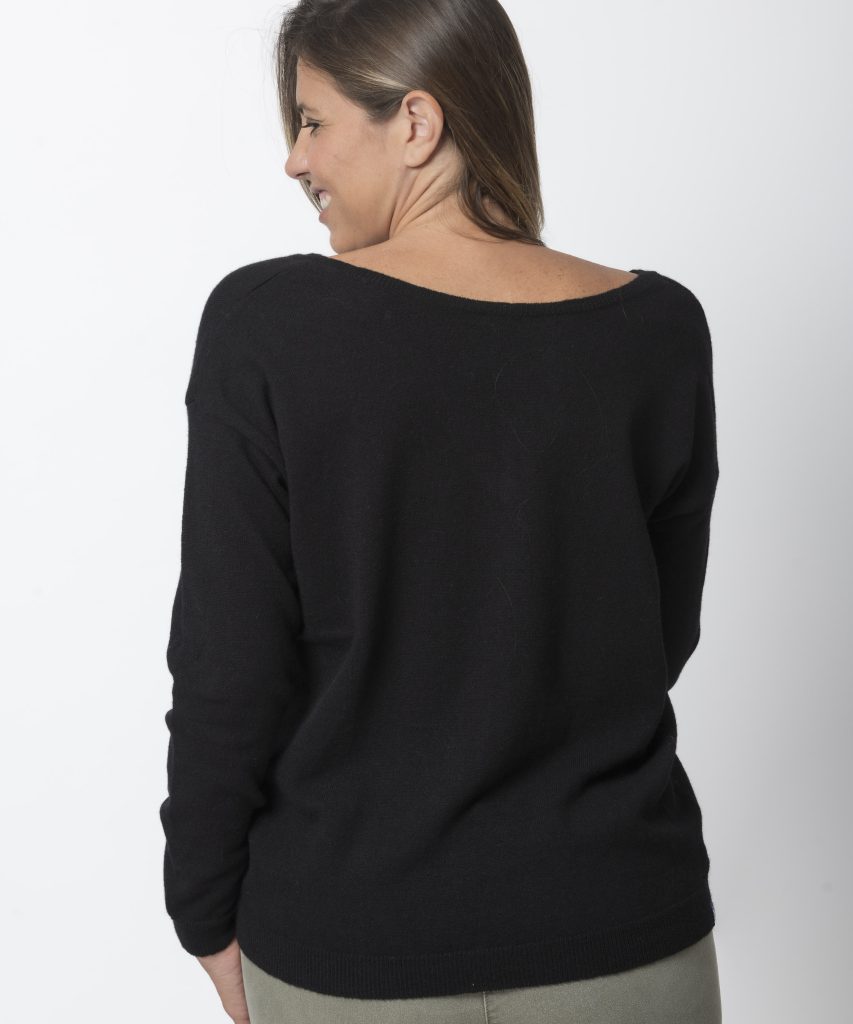 Le Pull Français Manon - noir