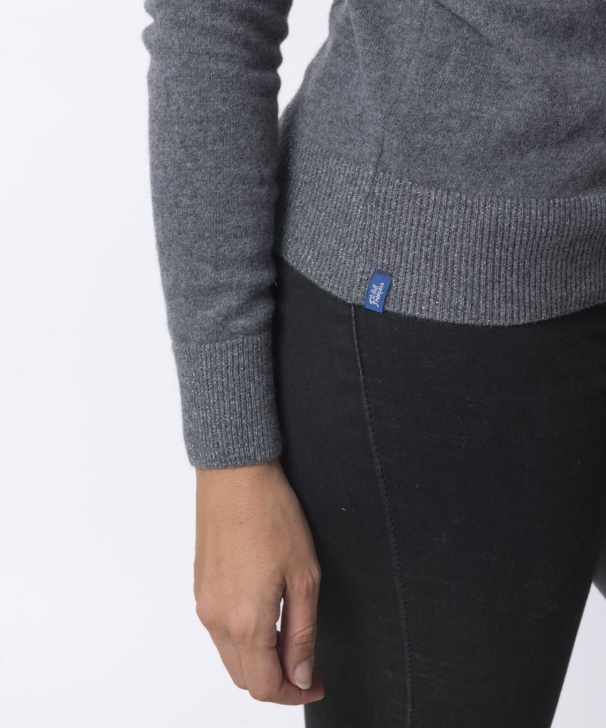 Le Pull Français Fanny - gris