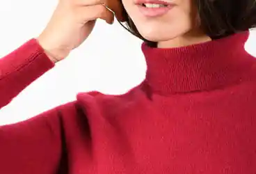 pull col roulé femme groseille merinos cachemire augustine