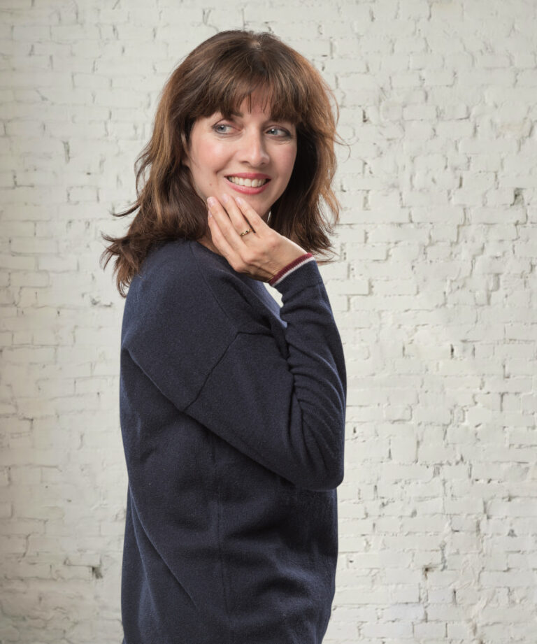 pull col bateau femme marine merinos cachemire lili