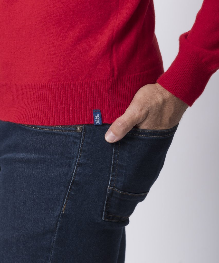 Le Pull Français Marcel - rouge