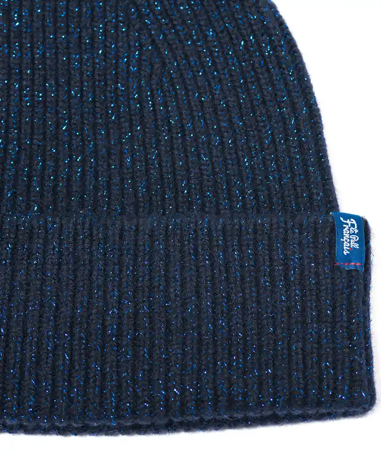 bonnet femme marine merinos cachemire angèle