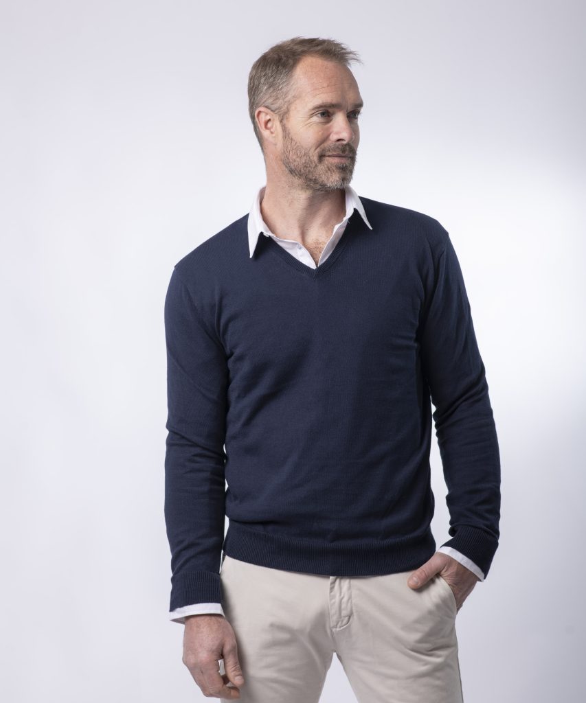 PULL CESAR COTON BIO - MARINE