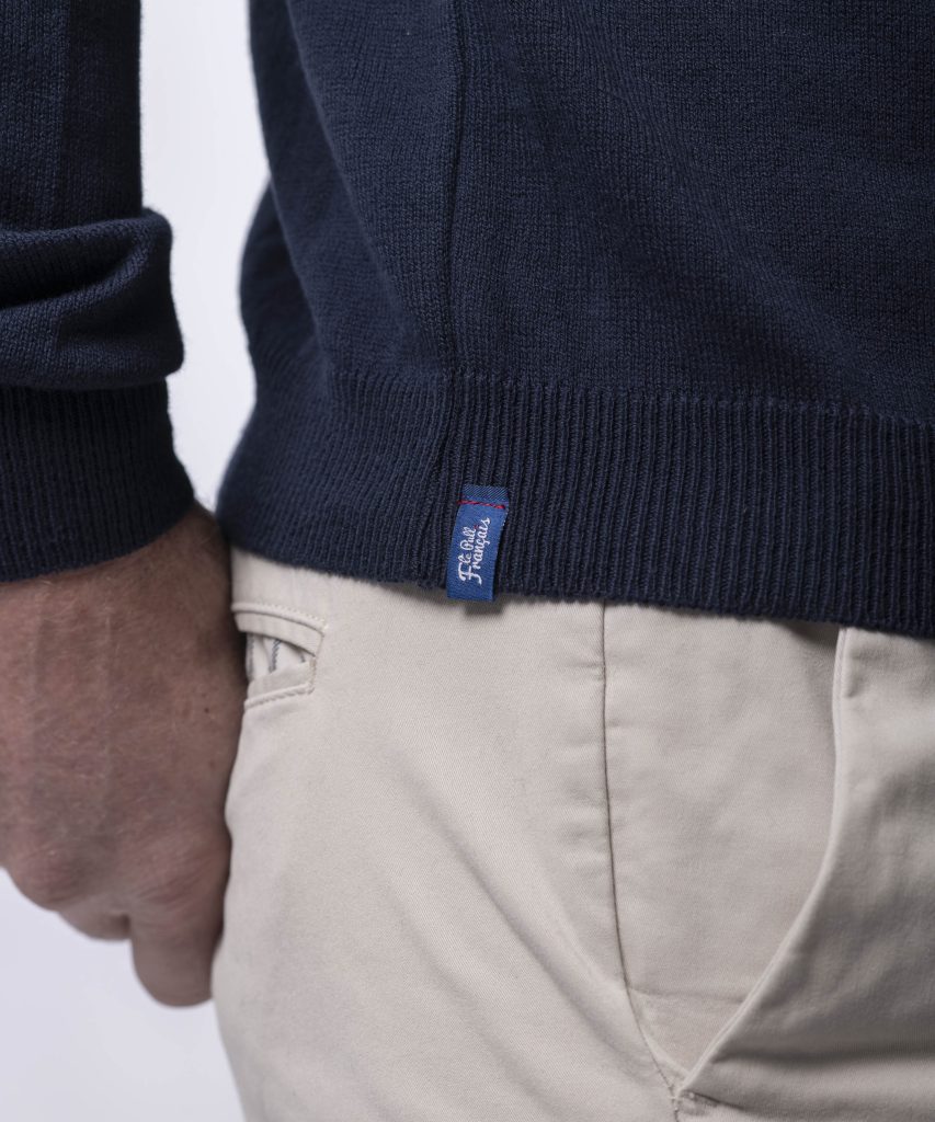 PULL CAMILLE COTON BIO - MARINE