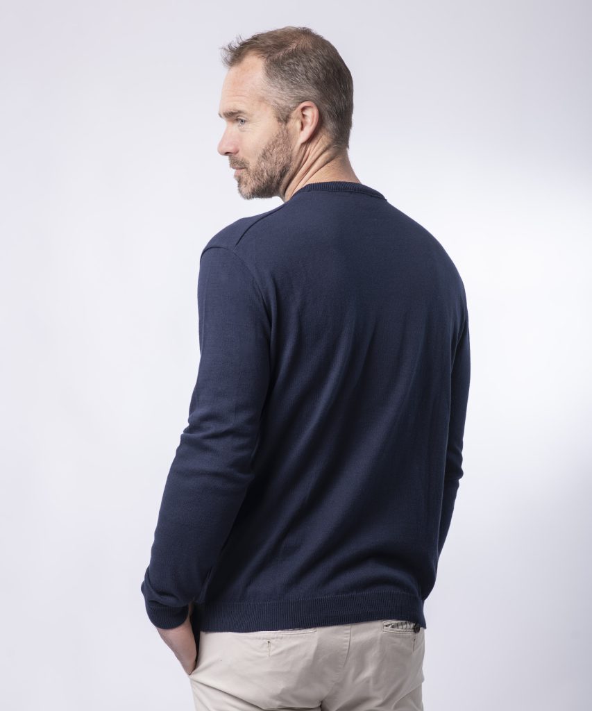 PULL CAMILLE COTON BIO - MARINE