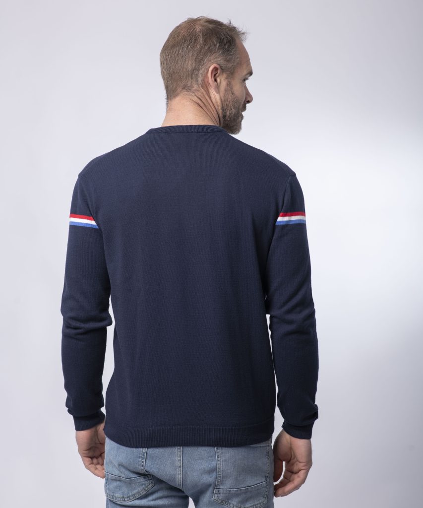 PULL LEON COTON BIO - MARINE