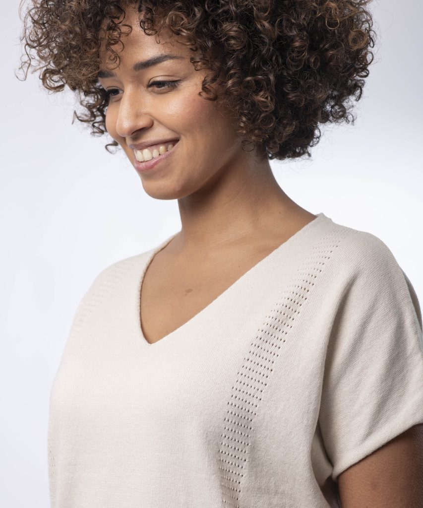 PULL LOUISON COTON BIO - ECRU
