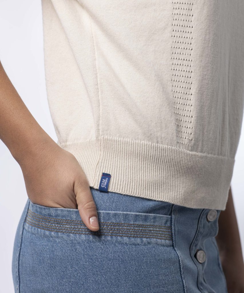 PULL LOUISON COTON BIO - ECRU