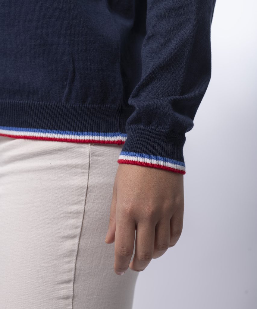 PULL MANON COTON BIO - MARINE