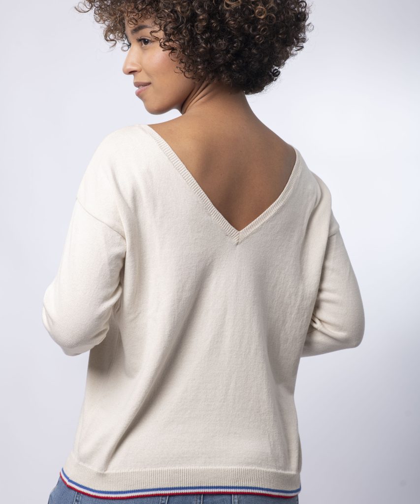 PULL MANON COTON BIO - ECRU