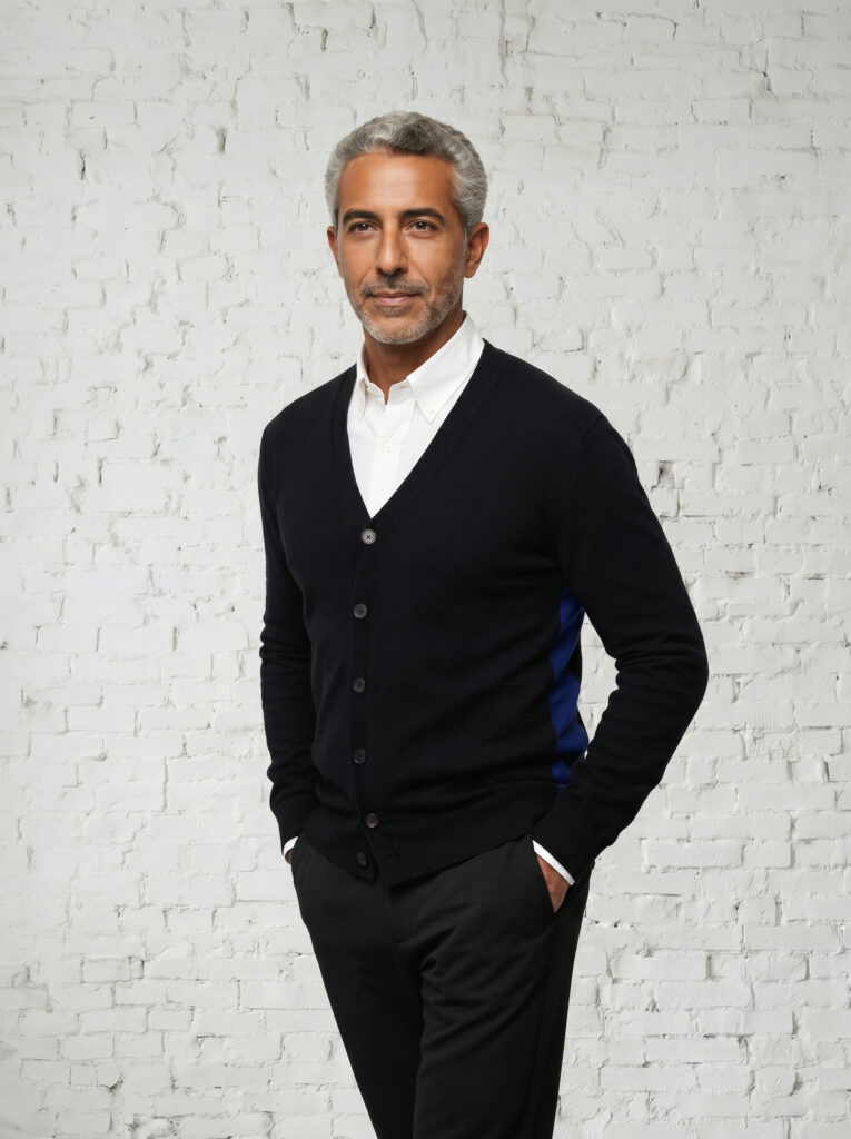 cardigan homme gris anthracite merinos cachemire marius