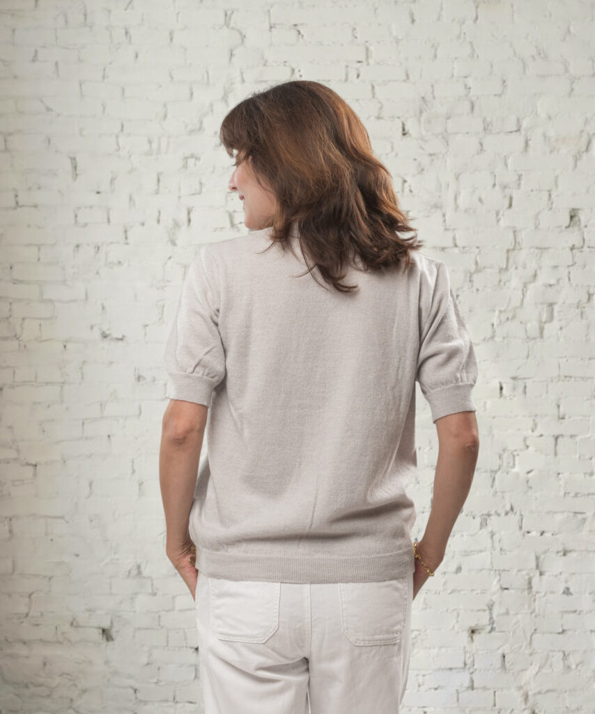 pull col bateau femme rose pâle mérinos cachemire lili (copie)